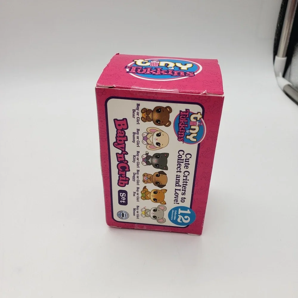 Tiny Tukkins Baby n Crib Set With Mystery Plush Included 6 Piece Set Brand New - Picture 3 of 6